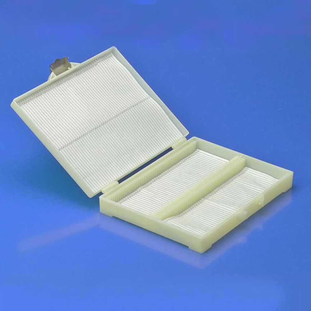 Jual MICROSCOPE GLASS SLIDE STORAGE 100 PCS PENYIMPANAN GELAS KACA