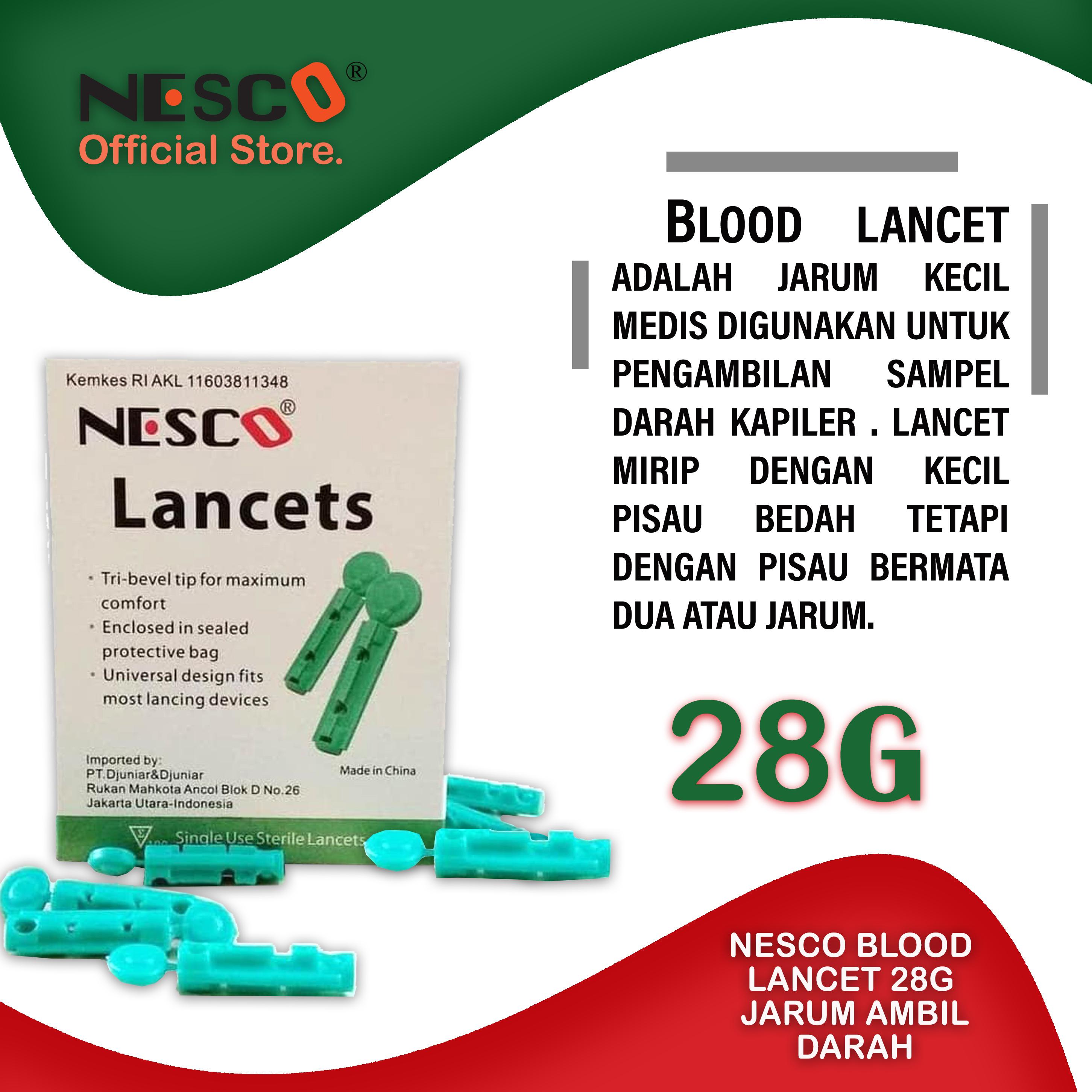 Jual Blood Lancet dari Nesco Official Goalkes