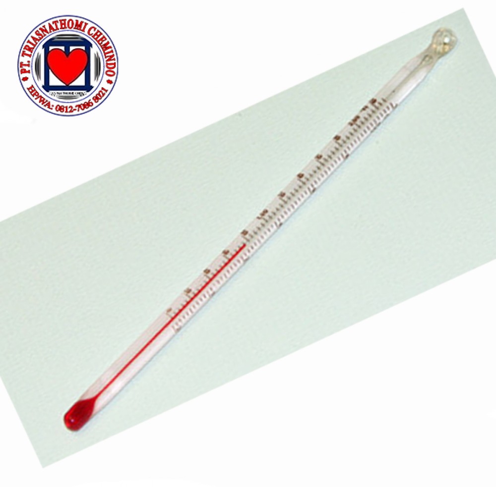 Jual Thermometers Alkohol 10 to 200°C Glass dari TRIAS NATHOMI