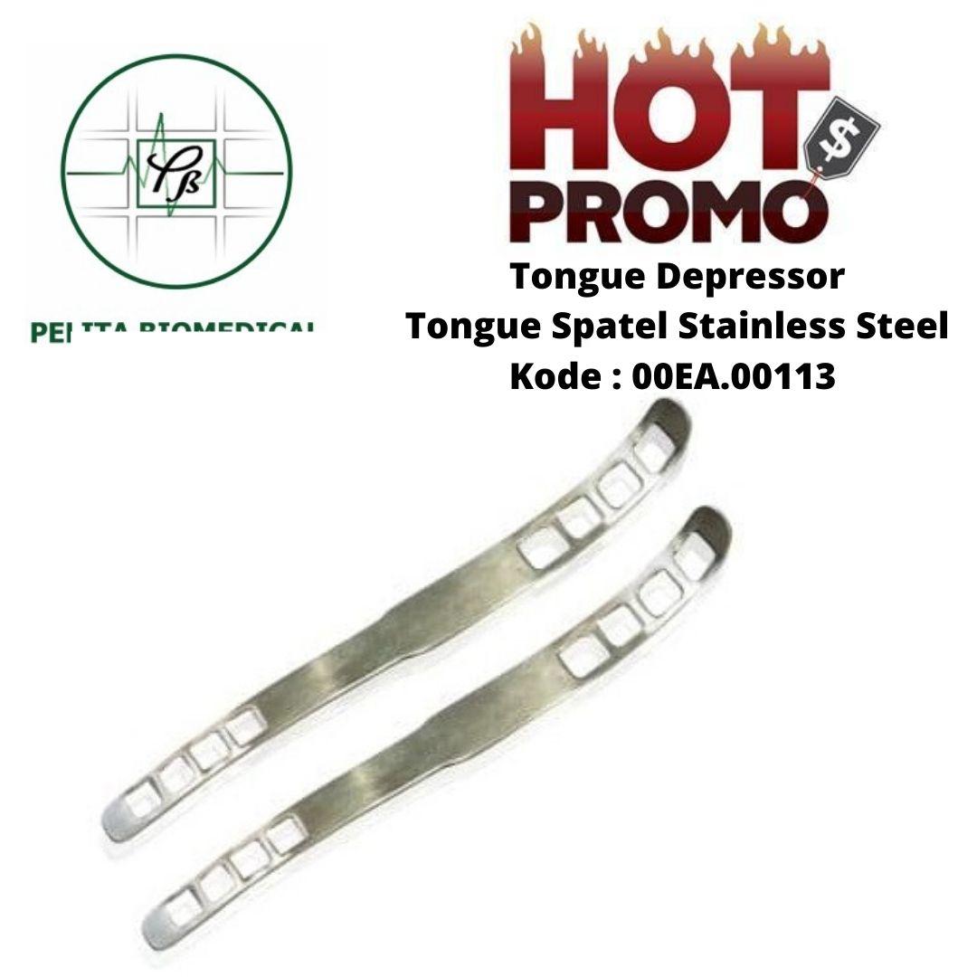 Jual Tongue Depressor Tongue Spatel Stainless Steel (Sudip Lidah) Kode
