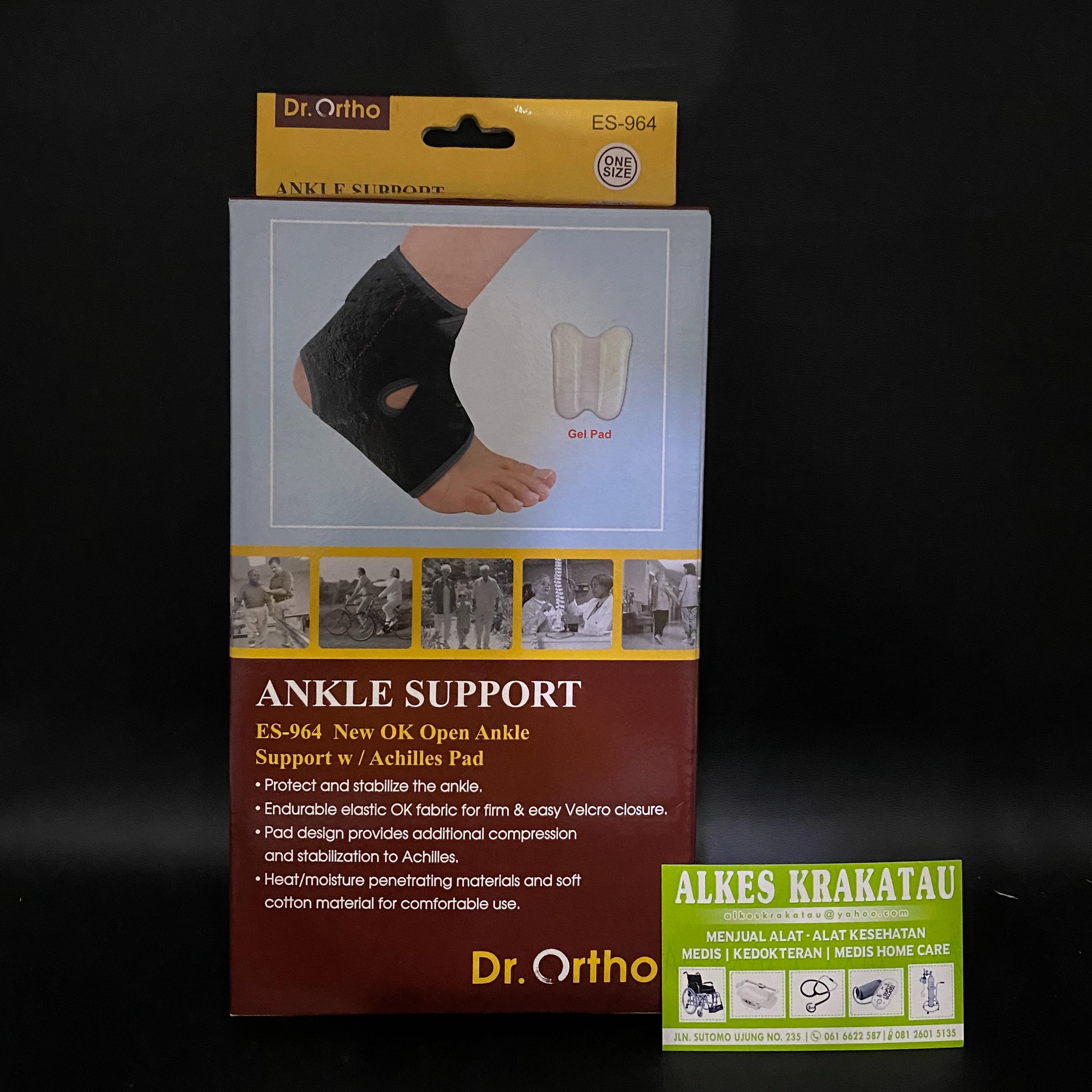 Jual Dekker Ankle Support w/Gel Pad Dr. Ortho All Size dari Alkes