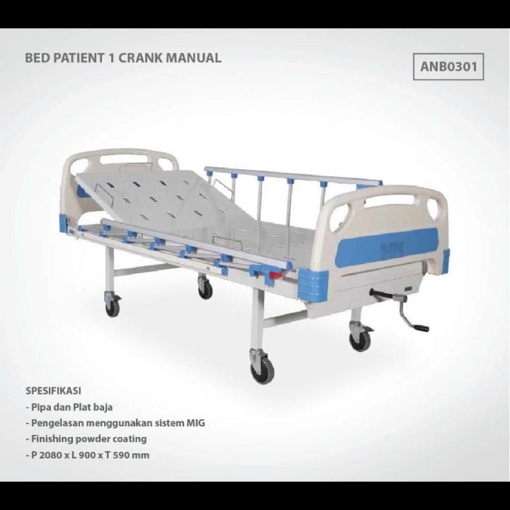 BED PATIENT 1 CRANK MANUAL ABS